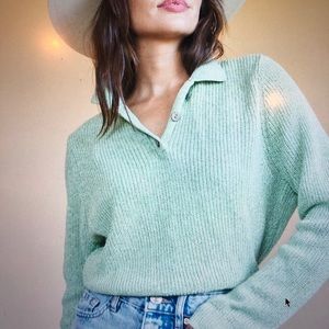 Vintage Marble button up sweater